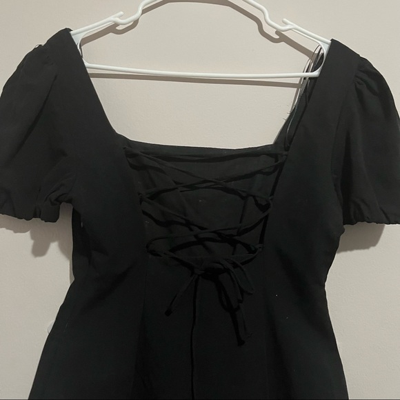 COPY - Zara puff sleeve linen mini dress - Picture 10 of 14